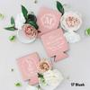 50 PCS Customized Wedding Can Coolers Personalized Wedding Favors Monogram Can Holders (Custom, 50 can cooler) view 4