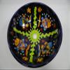 15" round TALAVERA VESSEL SINK Mexican handmade ceramic bathroom basin, folk art view 2