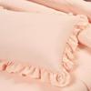 Lush Decor Reyna Ruffle Daybed 6 Piece Set 68" W x 92" L, Blush - Pink Bedding Set - Daybed Comforter Set - Ruffled Bedding - Coquette Decor view 3