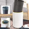 Creative Trash Can Stainless Steel Kitchen Trashbin Living Room Garbage Can 12L view 3