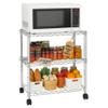 3 Tier Wire Shelving Unit Storage Rack, Metal Heavy Duty Utility Organizers, Organization Units for Metal Shelves, Pantry, Garage, Laundry Racks Durable Shelf Stand, 14"W x 24"L x 30"H, Chrome view 1