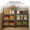 3 Tier Wire Shelving Unit Storage Rack, Metal Heavy Duty Utility Organizers, Organization Units for Metal Shelves, Pantry, Garage, Laundry Racks Durable Shelf Stand, 14"W x 24"L x 30"H, Chrome view 4