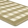 Anti-Fatigue Floor Comfort Mat - 18 x 30 Inch (Buffalo Check Taupe) - Waterproof Non-Slip Rug - Easy to Clean Cushioned Mat for Kitchen, Bathroom, Standing Desk & Office - Achim Home Decor view 2