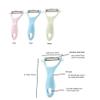 CookTaitai Potato Peelers 3 Pack, Fruit Peelers Potato Peeler, Cucumber, Apple Peelers for kitchen Original Vegetable Peeler-Set of 3 (Stainless Steel) view 2