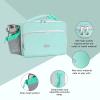 Amersun Lunch Bag for Kids - Padded Insulated Lunch Box with Adjustable Shulder Strap & 2 Pockets for Girls Boys Toddler School, Light Blue view 4