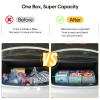 BALEINE 3Pk Reusable Grocery Bags, Foldable Shopping Bags for Groceries with Reinforced Bottom & Handles (Island Breeze) view 4