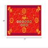 Feng Shui Floor mats Represent Good Luck Furniture Floor Blankets for Bedroom/Doorway/Bathroom/Living Room (Red) view 2