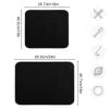 Black Dish Drying Mat for Kitchen Counter Absorbent Microfiber Dry Dishes Rack Mats Drainer Counter Mat Drying Dish Pad 18 x 24 Inch for Countertops Decor view 3