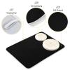 Black Dish Drying Mat for Kitchen Counter Absorbent Microfiber Dry Dishes Rack Mats Drainer Counter Mat Drying Dish Pad 18 x 24 Inch for Countertops Decor view 4