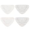 Wisorder 4 Pack Replacement Pads for Bissell PowerEdge and PowerForce Lift-Off Steam Mop 2078, 2165, 20781 Series, Bissel Poweredge Liftoff Pads view 1