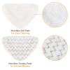 Wisorder 4 Pack Replacement Pads for Bissell PowerEdge and PowerForce Lift-Off Steam Mop 2078, 2165, 20781 Series, Bissel Poweredge Liftoff Pads view 2
