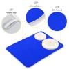 Bright Blue Dish Drying Mat for Kitchen Counter Rack Drainer Mat 18 x 24 Inch Absorbent Microfiber Dry Dishes Mats Dish Drying Pad for Countertops Decor view 4