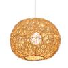 CSSYKV Rattan Chandelier Wedding Arrangement East Decoration Pendant Light Hand-Woven Spherical Rattan Art Hanging Lamp Restaurant Lamp Pastoral Creative Bamboo Art Ceiling Hanging Lighting E27 view 1