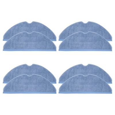 Home Times Vacuum Mop Replacement Pads for Roborock T7S T7S Plus S8/S8+/S7/S7MaxV,S7 MaxV Plus Reusable Hard Floor Cloth Expert Wet Replacement Microfiber Soft Pad (8)