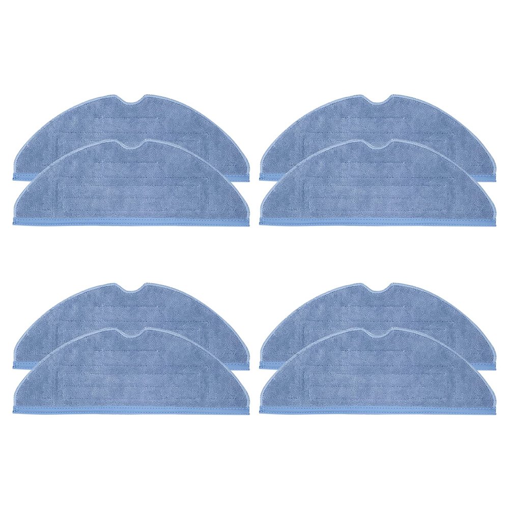 Home Times Vacuum Mop Replacement Pads for Roborock T7S T7S Plus S8/S8+/S7/S7MaxV,S7 MaxV Plus Reusable Hard Floor Cloth Expert Wet Replacement Microfiber Soft Pad (8)