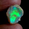 Dazzlegems 13.25 Cts 100% A+ Natural Ethiopian Welo Opal Rough Stone, Raw Crystal, October Birthstone, Jewelry Making Gemstone, Ultra Fire Striking Opal, Opal Rock, Handpicked Stone, Size-14X21 MM view 2