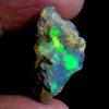 Dazzlegems 13.35 Cts 100% A+ Natural Ethiopian Welo Opal Rough Stone, Raw Crystal, October Birthstone, Jewelry Making Gemstone, Ultra Fire Striking Opal, Opal Rock, Handpicked Stone, Size-11X23 MM view 1