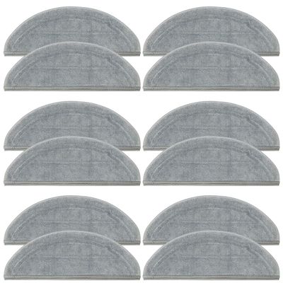 Home Times 4 Pack Mop Pads Replacement Compatible with Roborock Q10 S5/Q10 S5+/Q10 X5/Q10 X5+ Robot Vacuum Cleaner