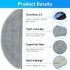 Home Times 4 Pack Mop Pads Replacement Compatible with Roborock Q10 S5/Q10 S5+/Q10 X5/Q10 X5+ Robot Vacuum Cleaner view 2