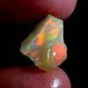 Dazzlegems 4.45 Cts 100% A+ Natural Ethiopian Welo Opal Rough Stone, Raw Crystal, October Birthstone, Jewelry Making Gemstone, Ultra Fire Striking Opal, Opal Rock, Handpicked Stone, Size-11X12 MM view 1