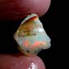 Dazzlegems 4.45 Cts 100% A+ Natural Ethiopian Welo Opal Rough Stone, Raw Crystal, October Birthstone, Jewelry Making Gemstone, Ultra Fire Striking Opal, Opal Rock, Handpicked Stone, Size-11X12 MM view 2