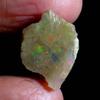 Dazzlegems 10.85 Cts 100% A+ Natural Ethiopian Welo Opal Rough Stone, Raw Crystal, October Birthstone, Jewelry Making Gemstone, Ultra Fire Striking Opal, Opal Rock, Handpicked Stone, Size-15x22 MM view 1