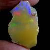 Dazzlegems 10.45 Cts AAA 100% Natural Rainbow Welo Fire Ethiopian Opal Rough Loose Gemstones view 2