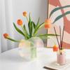 Acrylic Vase, Iridescent Acrylic Ripple Vase, Rainbow Acrylic Vase Minimalist Dcor Artistic Vase (Round Shape) view 3