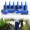 Air Diffuser 12Pcs Air Stones Cylinder, Aquarium Bubble Air Stone Fish Tank Bubble Diffuser Airstones for Aquarium Fish Tank Pump, Blue view 3