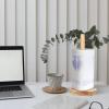 Cabilock Elegant Solid Wood Roll Paper Holder Toilet Paper Stand Tissue Holder Space-Saving Match Decor view 3