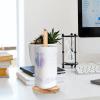 Cabilock Elegant Solid Wood Roll Paper Holder Toilet Paper Stand Tissue Holder Space-Saving Match Decor view 4