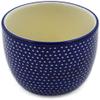 Polmedia Polish Pottery Tumbler UNIKAT - Starry Night Pattern Handmade in Boleslawiec Poland by Ceramika Artystyczna + Certificate of Authenticity view 1