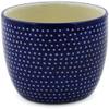 Polmedia Polish Pottery Tumbler UNIKAT - Starry Night Pattern Handmade in Boleslawiec Poland by Ceramika Artystyczna + Certificate of Authenticity view 2