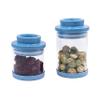3 Pieces Glass Jars with Lid, Containers Canisters Ceramic Airtight Lid, Kitchen Storage Jars Containers for Cereal Pasta candy Beans Nuts Herbs, Dry Food Canisters view 4