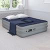 Flash Furniture Kellos 18 inch Air Mattress with ETL Certified Internal Electric Pump and Carrying Case - Queen Blue view 1