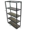 Admired By Nature 4 Tier Floating Shelf, Farmhouse Wall Decor, Rustic Wood Mounted Organizer for Home Decor, 1 Unit view 3