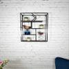 Admired By Nature 4 Tier Rustic Farmhouse Floating Wall Shelves, Wall Mounted Organizer Storage Shelf for Home Decor, 1 Unit view 2