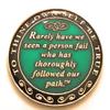 31 Year AA Medallion- Red Bill & Bob, Sobriety Chip, Token, Coin view 2
