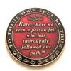 31 Year AA Medallion- Blue Bill & Bob, Sobriety Chip, Token, Coin view 2