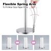 Alikeke Paper Towel HolderStainless Steel Paper Towel Holder Stand - Weighted Paper Towel Organizer,Holder for Kitchen Bedroom Bathroom Standing Paper Towel,Stainless Steel for Large Rolls-Chrome view 4