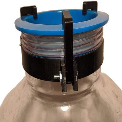 Big Mouth Bubbler Lid Holder (GLASS CARBOY VERSION) - Bigmouth Bubbler Lid Holder - Bubbler Lock - Bubbler Clip (6.5 GALLON BMB GLASS CARBOY)
