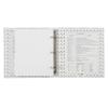 C.R Gibson QP12-24018 3-Ring Recipe Binder with Recipe Cards, 9'' W x 9.4'' H, True Blue view 4