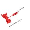 FAVOMOTO Reflective Tent Guy Line Rope 6 Pack 4 Meter Nylon with Hook view 2