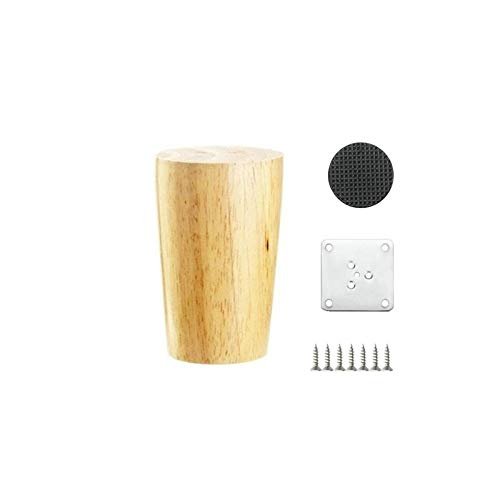 VIGAN 4PCS Solid Wooden Furniture Legs Feet TV Coffee Table Legs Bed Sofa Level Feet (4PCS 10CM)