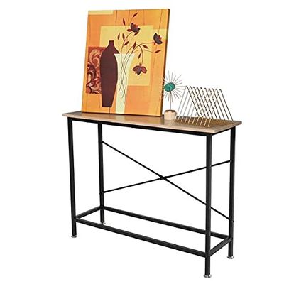 105 x 30 x 76 cm (L x W x H) Console Table Behind Sofa Couch, Narrow Entryway Table Industrial Hallway Table Console Sofa Table Foyer Hall Table for Entryway