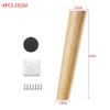 VIGAN 4PCS Solid Wood Furniture Legs Inclined Cone Sofa Bed Cabinet Table Sloping Feet (4PCS 25CM) view 2