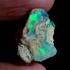 Dazzlegems 12.35 Cts AAA 100% Natural Rainbow Welo Fire Ethiopian Opal Rough Loose Gemstones view 1