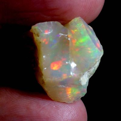 Dazzlegems 16.75 Cts AAA 100% Natural Rainbow Welo Fire Ethiopian Opal Rough Loose Gemstones-14