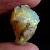 Dazzlegems 9.55 Cts AAA 100% Natural Rainbow Welo Fire Ethiopian Opal Rough Loose Gemstones-18 view 2