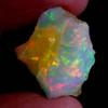 Dazzlegems 13.85 Cts AAA 100% Natural Rainbow Welo Fire Ethiopian Opal Rough Loose Gemstones-21 view 1